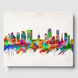 Livro De Visitas Indianapolis Indiana Skyline