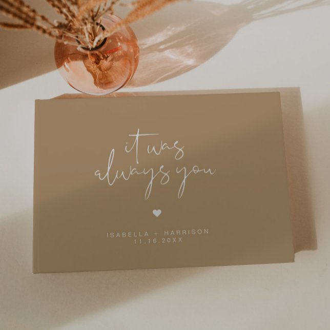 Livro De Visitas ÍNDIE Bohemian Earth Toned Weded Book (Criador carregado)