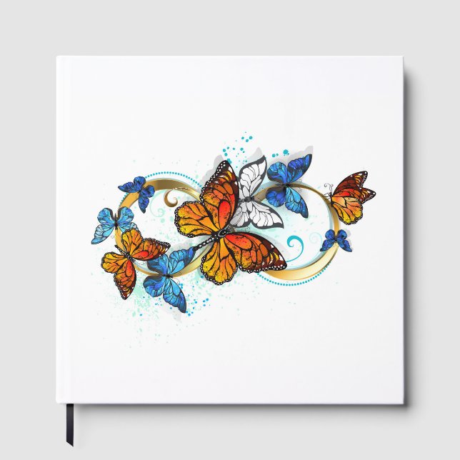 Livro De Visitas Infinity of Monarch Butterflies (Frente)