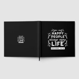 Livro De Visitas Inspirational Christian Quote from Proverbs 15:15