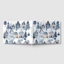 Livro De Visitas Inverno Onederland Casas de Natal Aniversário
