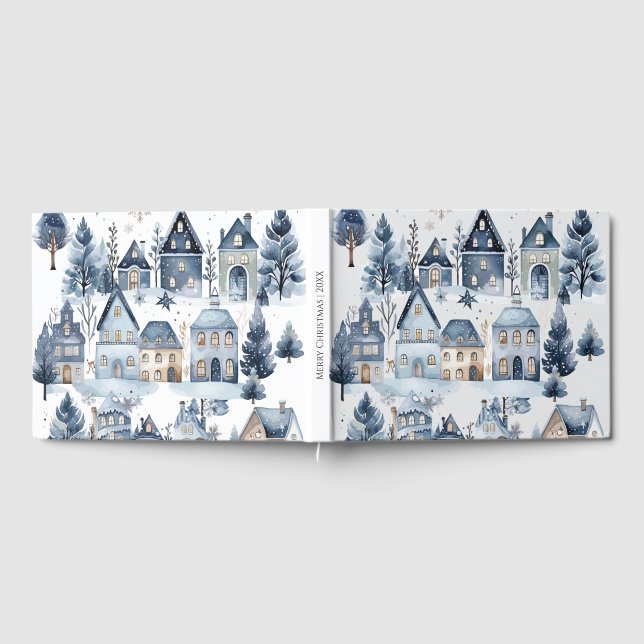 Livro De Visitas Inverno Onederland Casas de Natal Aniversário (Completo)