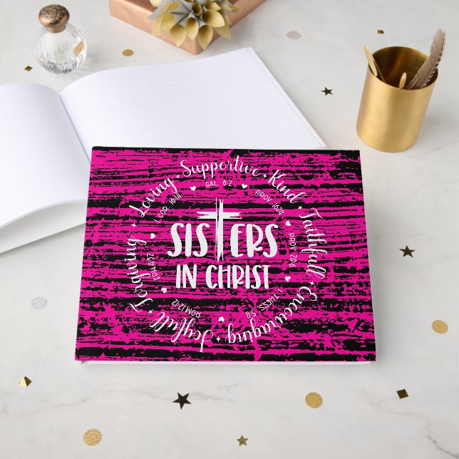 Livro De Visitas Irmãs em Cristo (Frente aberta)