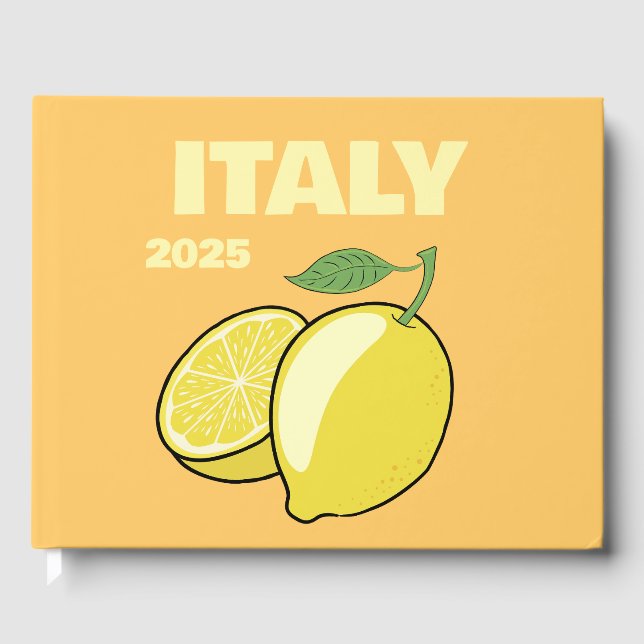 Livro De Visitas Italy travel coffee table book (Frente)