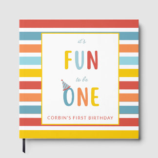 Livro De Visitas It's Fun To Be One Colorful Birthday Guest Book