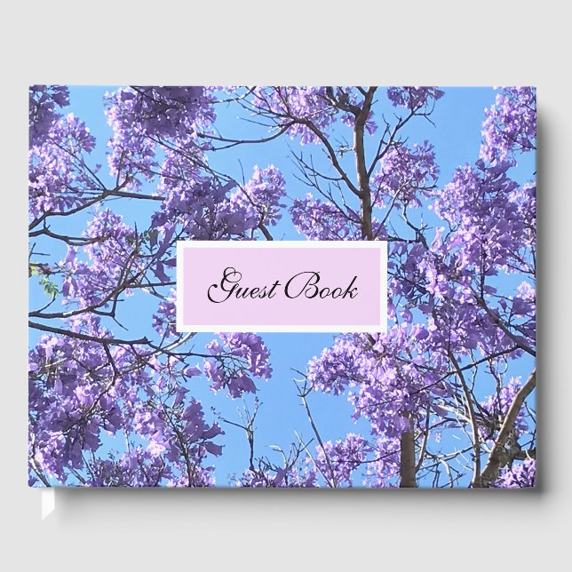 Livro De Visitas Jacaranda Blossoms (Frente)