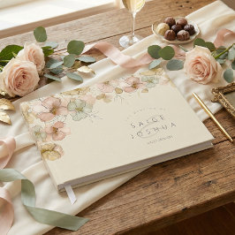 Livro De Visitas Jardim Lavado pelo Sol Floral Casamento ID1283