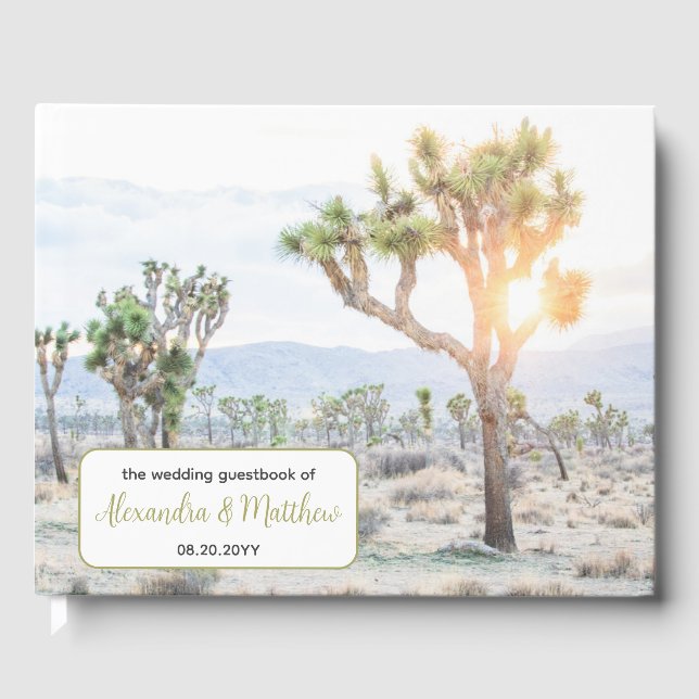 Livro De Visitas Joshua Tree Wedding (Frente)