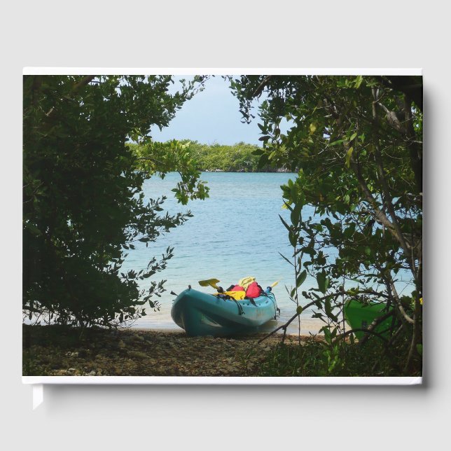 Livro De Visitas Kayaking em Ruas. Thomas Ilhas Virgens dos EUA (Frente)