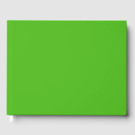 Livro De Visitas Kelly Green Solid Color