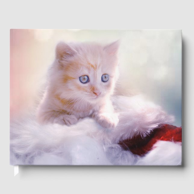 Livro De Visitas Kitten Natal (Frente)