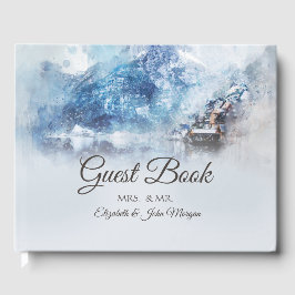 Livro De Visitas Lago da Montanha de Inverno 