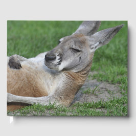 Livro De Visitas Laid-back Kangaroo