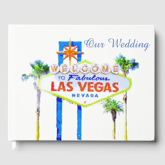 Livro De Visitas Las Vegas Wedding (Frente)