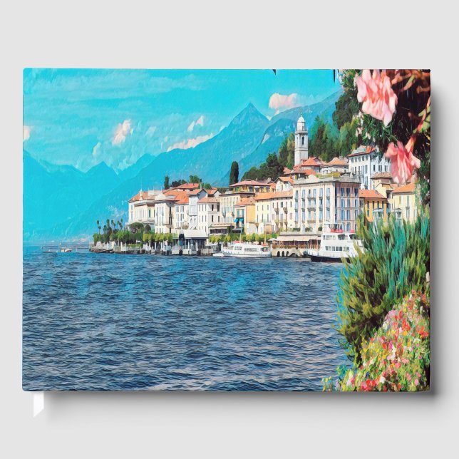 Livro De Visitas ldp BELLAGIO - Lago Como - (Frente)