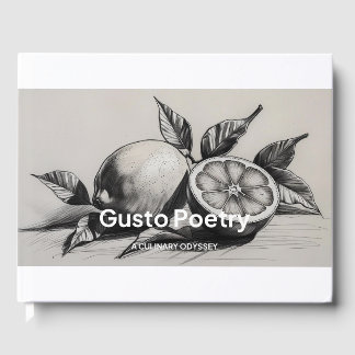 Livro De Visitas Lemon & Orange Gusto Poetry