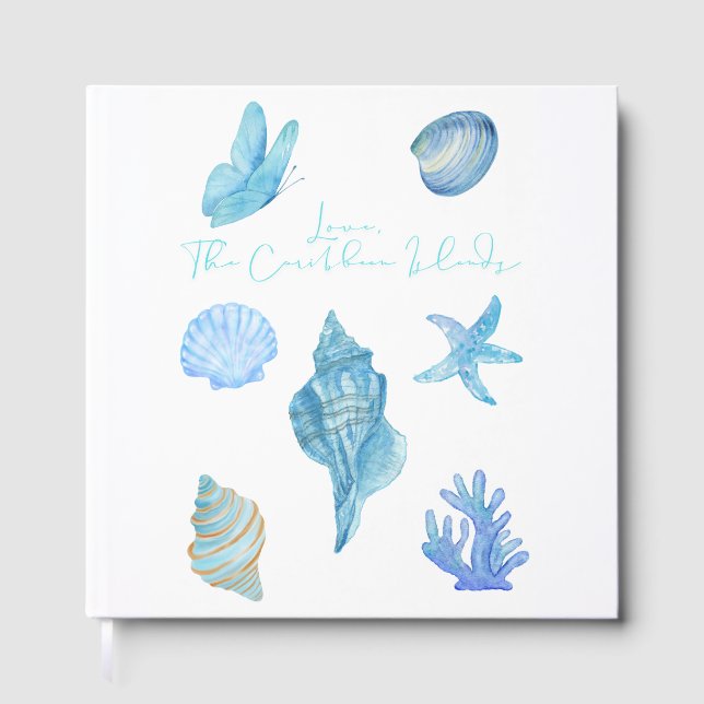 Livro De Visitas Letra Love Design-Love, Islandsxxoo Caribe (Frente)