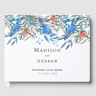 Livro De Visitas Lindas Aves Aquáticas e Casamento Foliar