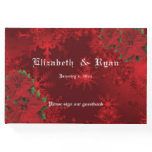 Lindo Natal Vermelho, Flocos de Neve, Personalizad