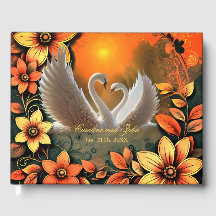 Lindos cisnes apaixonados.