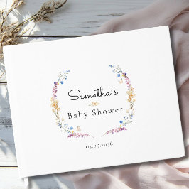 Livro De Visitas Little Wildflower Boho Dream - Baby Shower
