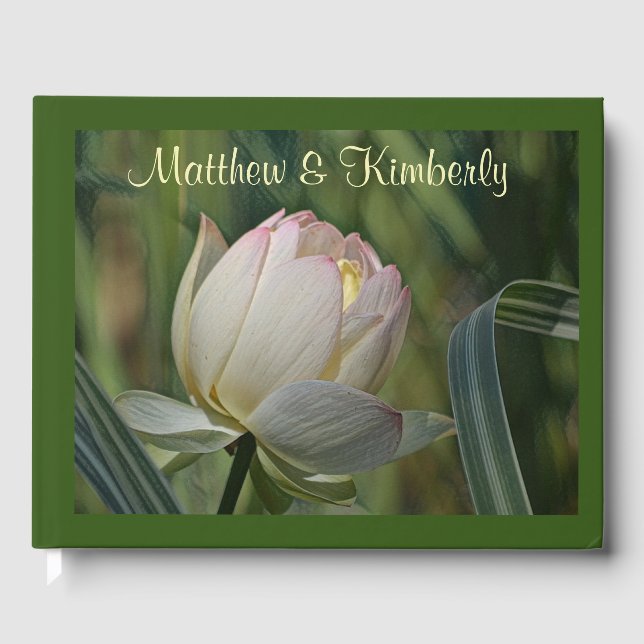 Livro De Visitas Lovely Lotus Blossom (Frente)