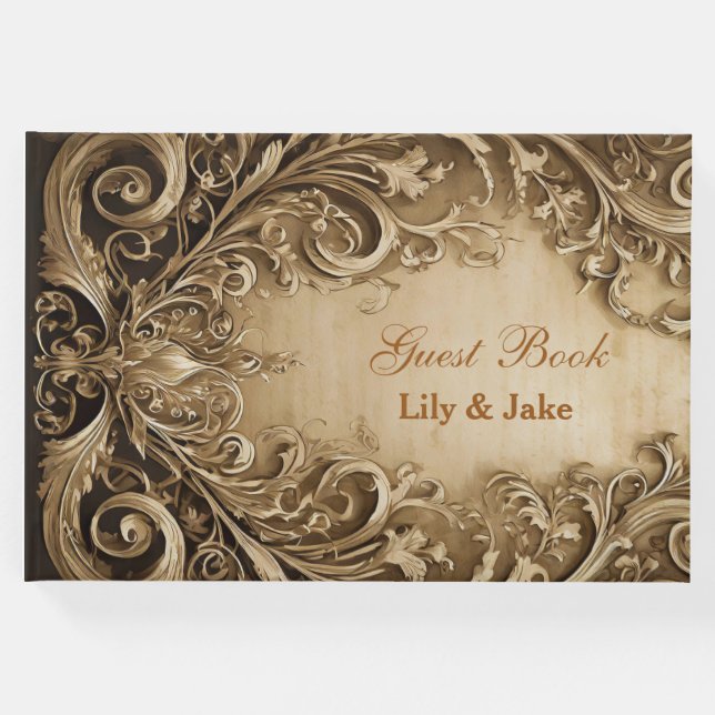 Livro De Visitas Lovely Rosa (Frente)