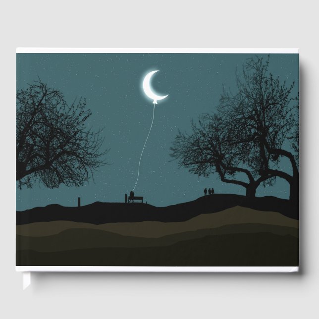 Livro De Visitas Lua Balão (Frente)