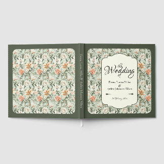 Livro De Visitas Lush Cottagecore Lírios-Tigre & Rosas,