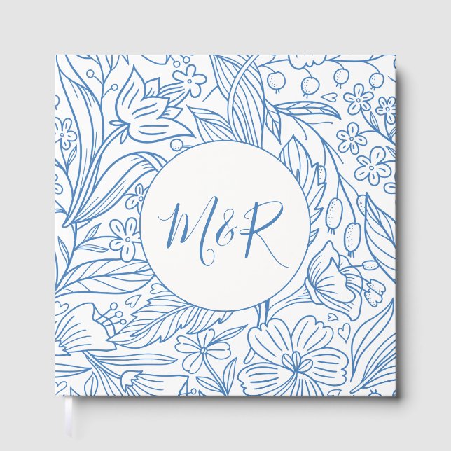 Livro De Visitas M&R Azul (Frente)