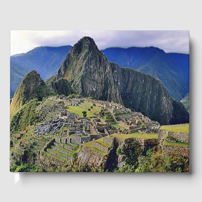Livro De Visitas MACHU PICCHU - Peru - panorama (Frente)