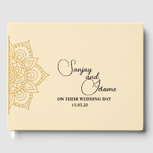 Livro De Visitas Mandala Guest Book Casamentos Luxuosos