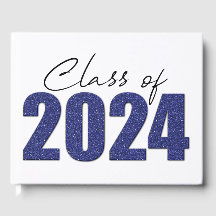 Marinho Blue Glitter Classe de 2024