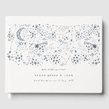 Marinho Chic Celestial Starry Night Moon Chá de fr