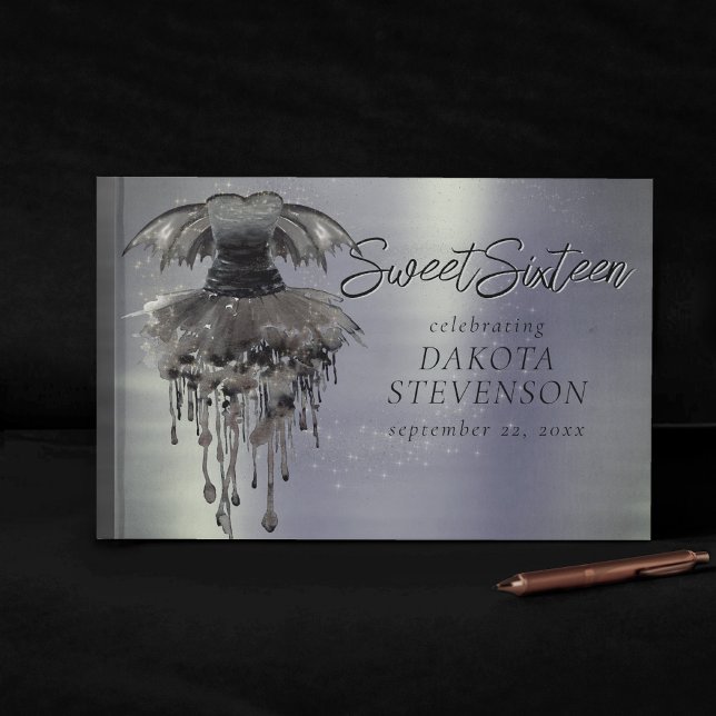 Livro De Visitas Mau Fairy Gown | Sheen Gótica Black Vampy Rock She (Criador carregado)