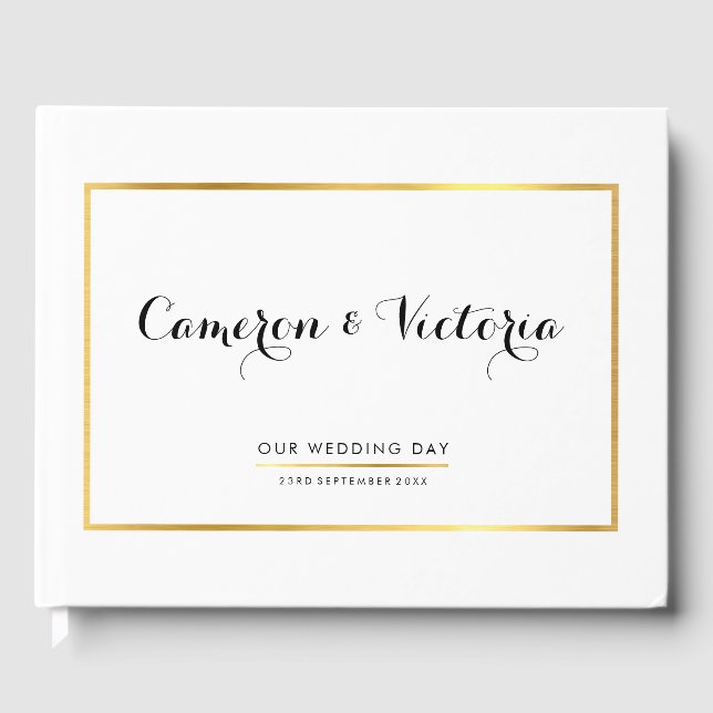 Livro De Visitas MECANISMO DE COBERTURA DE na moda simples (Frente)