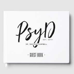Livro De Visitas Médico de PsyD Personalizado