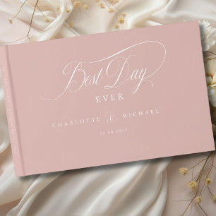 Livro De Visitas MELHOR DIA DE TODOS! Elegante, Casamento
