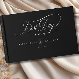 Livro De Visitas MELHOR DIA DE TODOS! Elegante, Casamento
