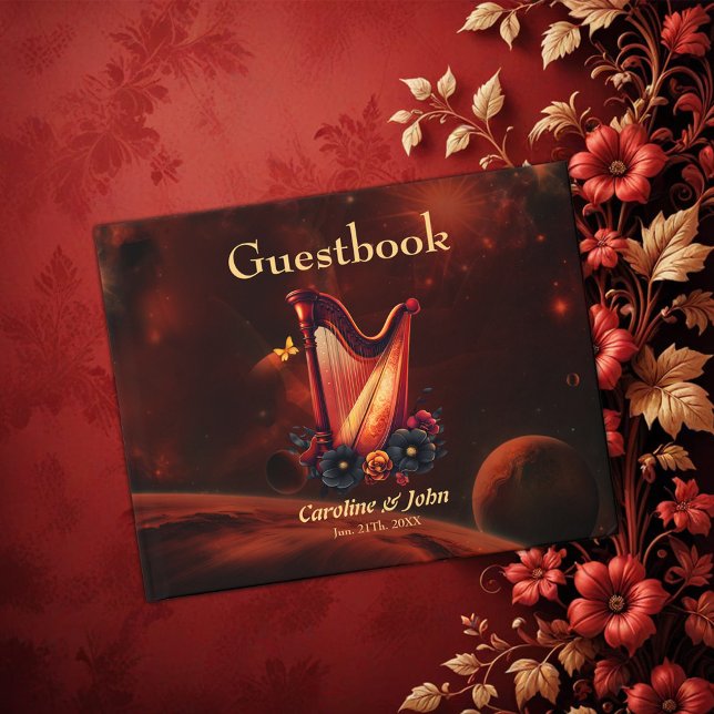 Livro De Visitas Melodia cósmica, a magia da harpa. (Criador carregado)