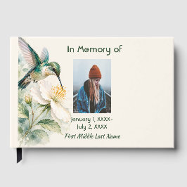 Livro de Visitas Memorial Beija-flor Flores Lavand