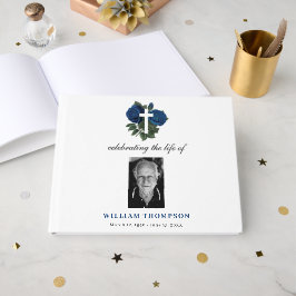 Livro De Visitas Memorial Celebrando A Vida Do Funeral Fotográfico