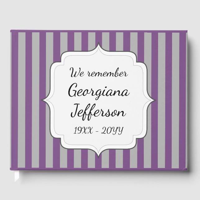 Livro De Visitas Memorial do Funeral (Frente)