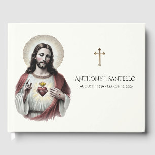 Livro De Visitas Memorial do Funeral Jesus Sagrado Católico