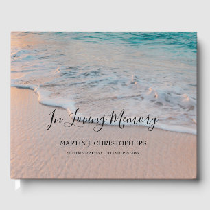Livro De Visitas Memorial Funeral de Simpatia de Praia