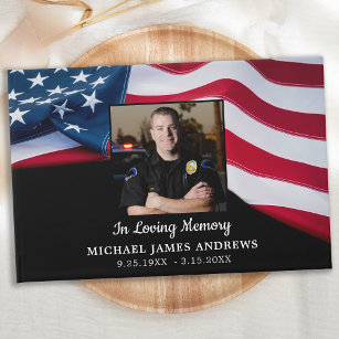 Livro De Visitas Memorial Funeral Patriótico dos EUA