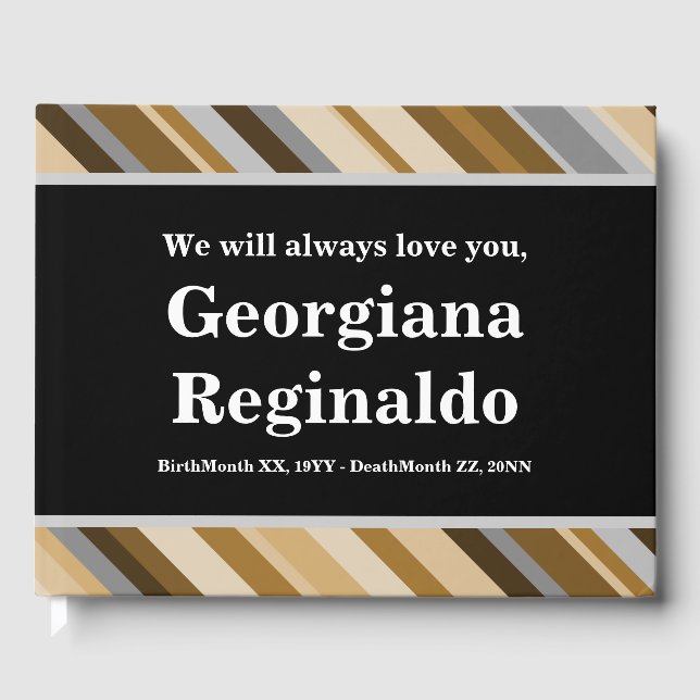 Livro De Visitas Memorial Guest Book (Frente)