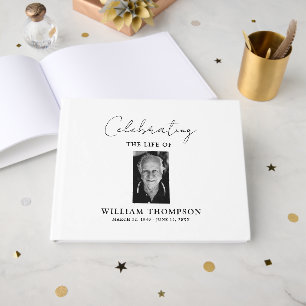 Livro De Visitas Memorial Personalizado Celebrando A Vida Do Funera