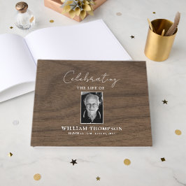 Livro De Visitas Memorial Personalizado Celebrando A Vida Do Funera