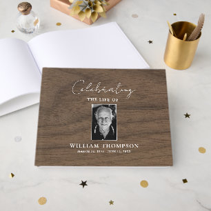Livro De Visitas Memorial Personalizado Celebrando A Vida Do Funera